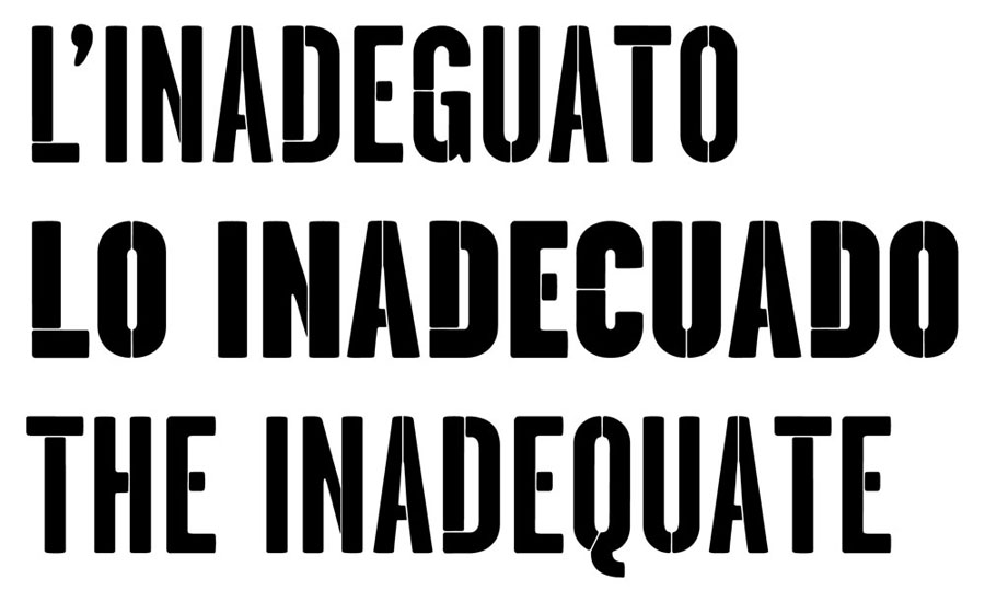 L’inadeguato, Lo Inadecuado, The inadequate 2011 Pabellón de España. 54th International Art Exhibition. Venice Biennale Diseño: Alex Gifreu 