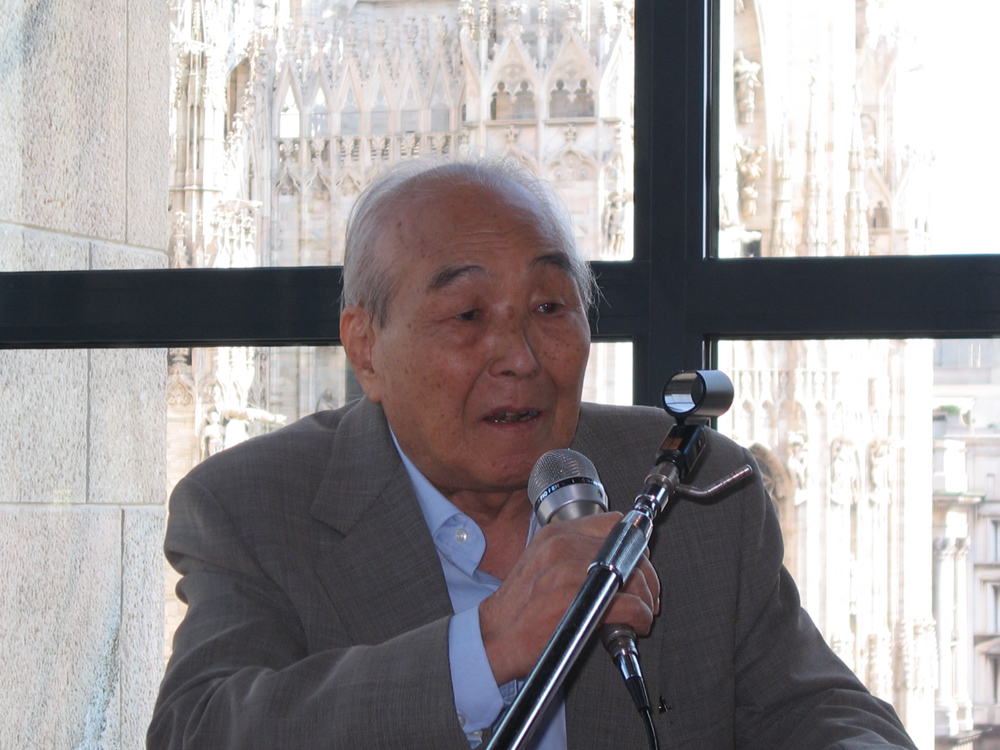 Kengiro Azuma, press conference, September 29th 2011, Museo del Novecento, Milan