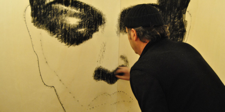 Omar Galliani, le Pareti del Di-Segno, LU.C.C.A. Museum