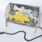 Bill Woodrow Electric Fire with Yellow Fish, 1981 Electric fire, enamel and acrylic paint 27 x 37 x 19 cm Waddington Galleries, London Photo courtesy Waddington Galleries, London Copyright Bill Woodrow