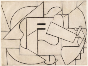 Pablo Picasso (Spanish, 1881-1973) Guitar. Paris, December 1912 or later Charcoal on paper 18 1/2 x 24 3/8" (47 x 61.9 cm) The Museum of Modern Art, New York. Gift of Donald B. Marron