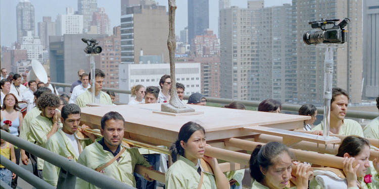 Francis Alÿs The Modern Procession. 2002 Photographic documentation of an event The Museum of Modern Art, New York. Gift of the Silverweed Foundation © 2011 Francis Alÿs