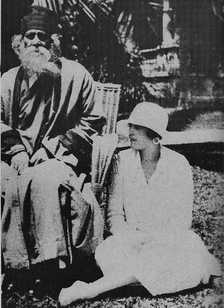 Rabindranath Tagore and Victoria Ocampo on the grounds of Villa Ocampo, north of Buenos Aires. Courtesy Rabindra Bhavana Archives, Visva-Bharati, Santiniketan.