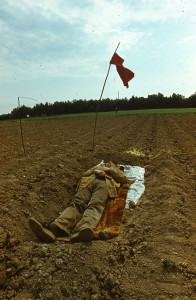 Collective Actions. The Shoot Moscow region, Savyolovskaya railway line, field near the village of Kyevy Gorky. June 2, 1984 Photo documentation Courtesy author and Stella Art Foundation, Moscow