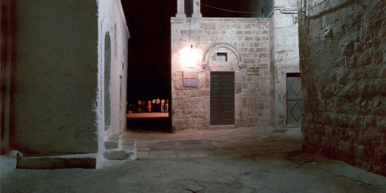 Luigi Ghirri, Chiesa di Santo Stefano, Polignano a Mare, 1987 stampa fotografica cm 30 x 40 Collezione Fondazione Pino Pascali