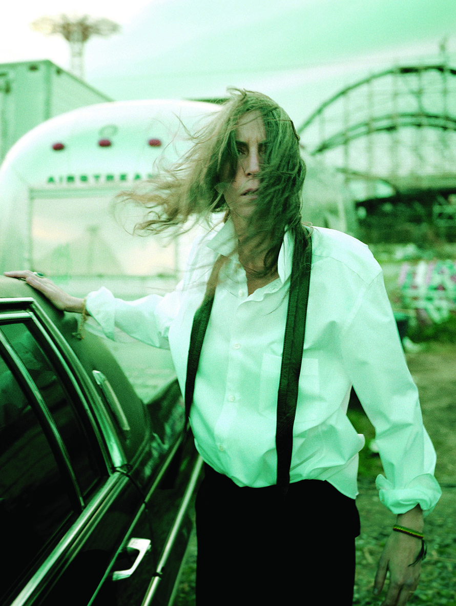 Patti Smith Coney Island Photo credits: Steven Sebring Patti Smith Coney Island Photo credits: Steven Sebring