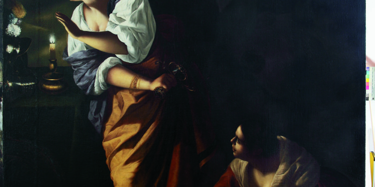 Artemisia Gentileschi Giuditta e la fantesca Abra con la testa di Oloferne 1645-50 circa Olio su tela, cm 272 x 221 Napoli, Museo Nazionale di Capodimonte, inv. Q 377 © Fototeca della Soprintendenza Speciale per il PSAE e per il Polo Museale della Città di Napoli