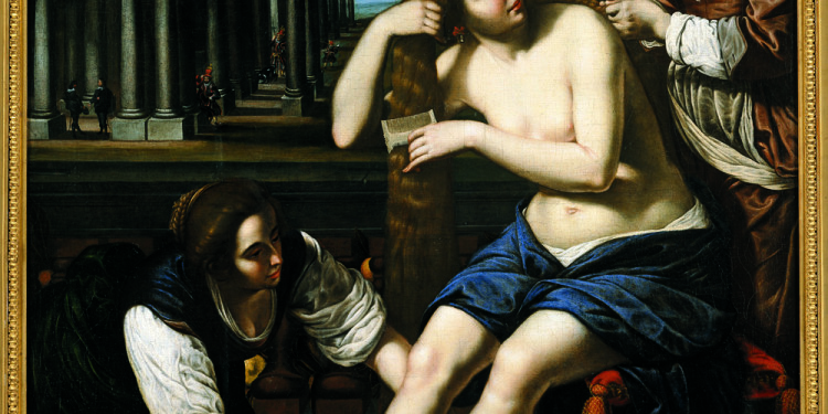 Artemisia Gentileschi, Bernardo Cavallino e collaboratori Betsabea al bagno 1636-38 circa Olio su tela, cm 185,2 x 145,4 Londra, Matthiesen Gallery, inv. 1385 © The Matthiesen Gallery, Londra