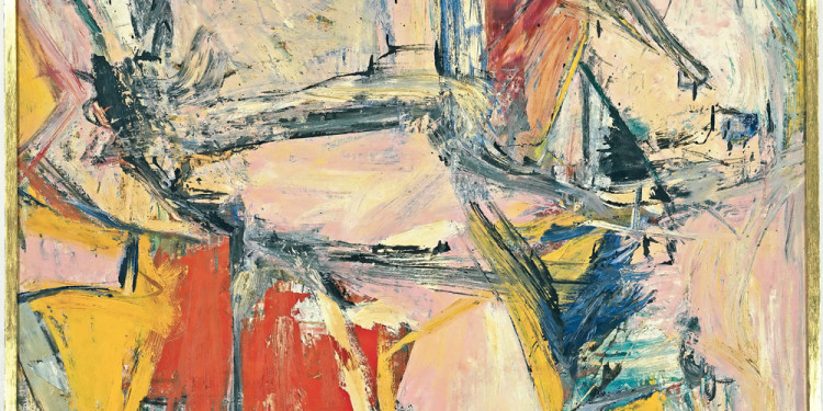 Willem de Kooning (American, born the Netherlands. 1904-1997) Interchanged 1955 Oil on canvas 79 x 69" (200.7 x 175.3 cm) Collection David Geffen, Los Angeles © 2011 The Willem de Kooning Foundation/Artists Rights Society (ARS), New York