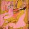 Willem de Kooning (American, born the Netherlands. 1904-1997) Pink Angels c. 1945 Oil and charcoal on canvas 52 x 40" (132.1 x 101.6 cm) Frederick R. Weisman Art Foundation, Los Angeles © 2011 The Willem de Kooning Foundation/Artists Rights Society (ARS), New York