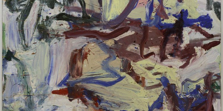 Willem de Kooning (American, born the Netherlands. 1904-1997) ...Whose Name Was Writ in Water, 1975 Oil on canvas 76 3/4 x 87 3/4" (195 x 222.9 cm) Solomon R. Guggenheim Museum, New York © 2011 The Willem de Kooning Foundation / Artists Rights Society (ARS), New York