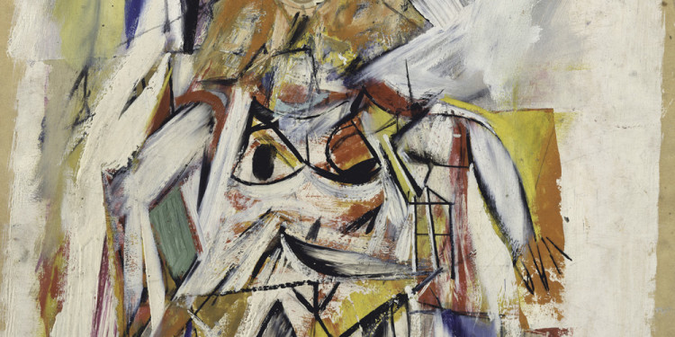 Willem de Kooning (American, born the Netherlands. 1904-1997) Woman, 1950 Oil, cut and pasted paper on cardboard 14 3/4 x 11 5/8" (37.5 x 29.5 cm) The Metropolitan Museum of Art, New York. From the Collection of Thomas B. Hess, Gift of the heirs of Thomas B. Hess, 1984 © 2011 The Willem de Kooning Foundation / Artists Rights Society (ARS), New York