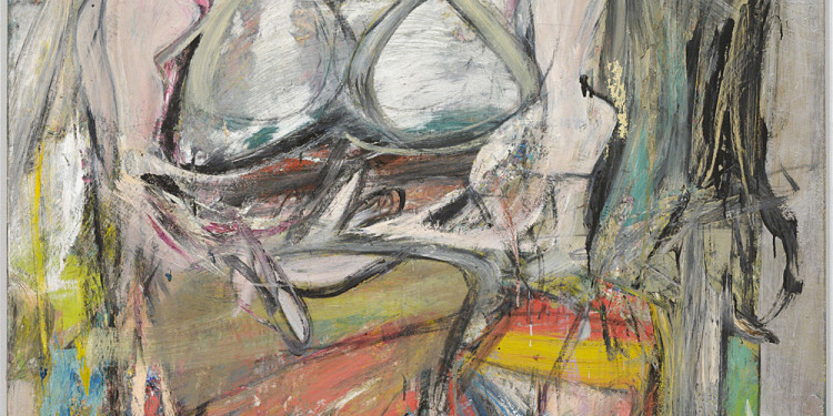 Willem de Kooning (American, born the Netherlands. 1904-1997) Woman, I, 1950-52 Oil, enamel and charcoal on canvas 6' 3 7/8" x 58" (192.7 x 147.3 cm) The Museum of Modern Art, New York. Purchase. © 2011 The Willem de Kooning Foundation / Artists Rights Society (ARS), New York