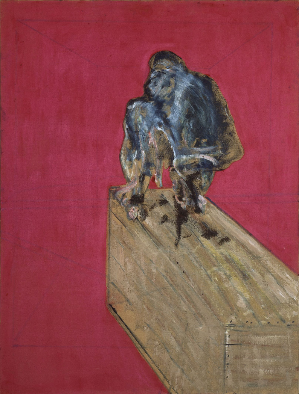 Image result for Francis Bacon Studio per scimpanzé / Study for Chimpanzee, Marzo / March 1957