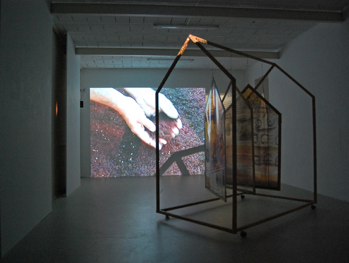 Alina Mnatsakanian, House on Wheels, mixed media installation, 2000 Alina Mnatsakanian, House on Wheels, mixed media installation, 2000