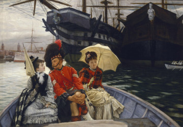 James Tissot Portsmouth Dockyard c.1877 © Tate