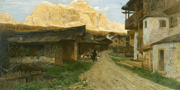 Guglielmo Ciardi (Venezia 1842 – 1917) Il Civetta, 1896 Olio su tela, 131 x 221 cm Collezione Intesa Sanpaolo