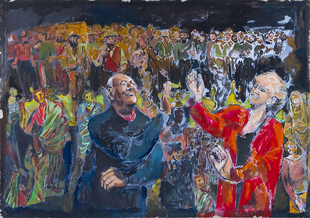 Il quarto stato con Dario e Franca, 2011 Il quarto stato con Dario e Franca, 2011