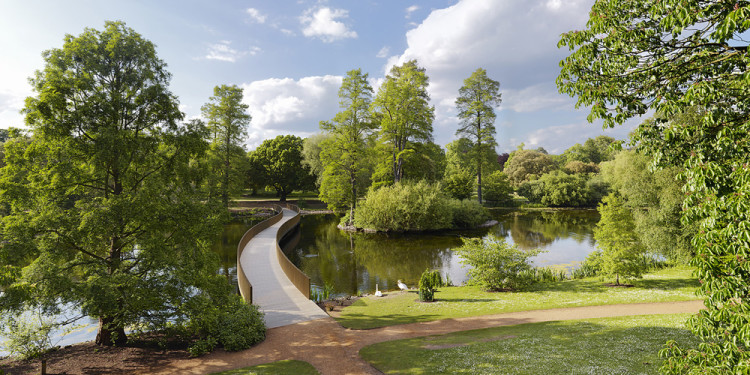 JOHN PAWSON John Pawson, Sackler Crossing in the Royal Botanic Gardens, Kew, London, England, 2006 © Jens Weber