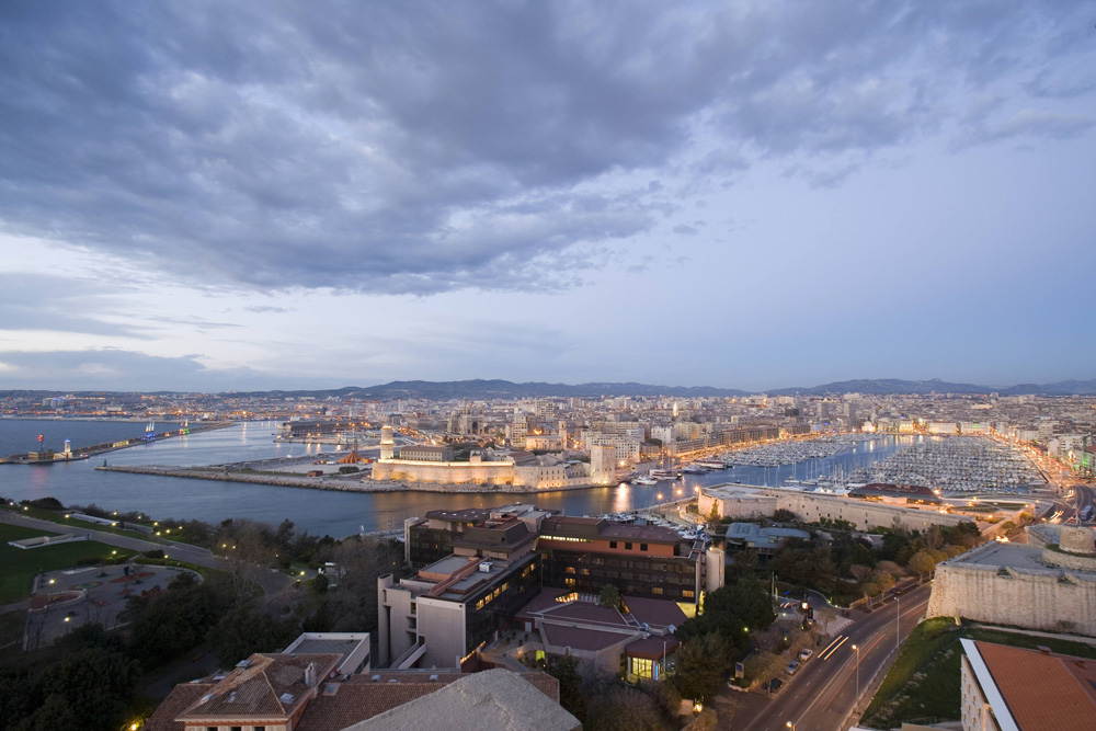 Marseille, vue du Vieux-­‐Port. Crédit photographique: ville de Marseille