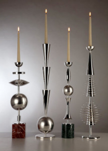 David Palterer Candelieri Giudaici collezione di candelieri in argento Produzione Pampaloni Argentieri (Firenze) Anno 2010