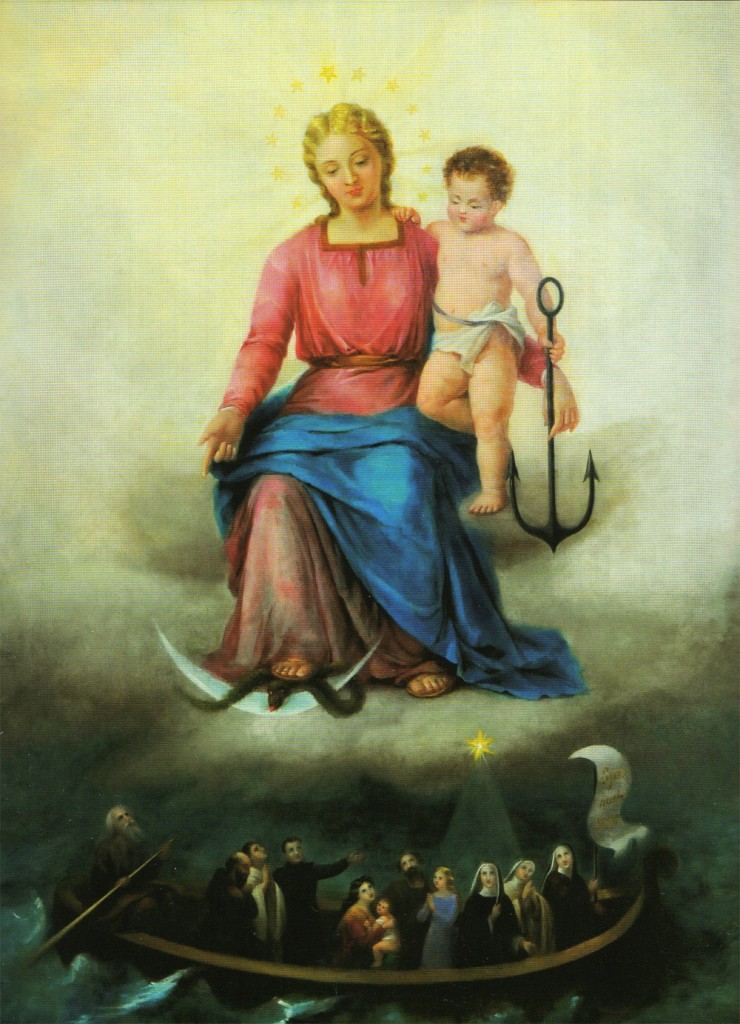 Ignoto pittore di area romana, Madonna della Speranza, Sec. XIX, Olio su tela