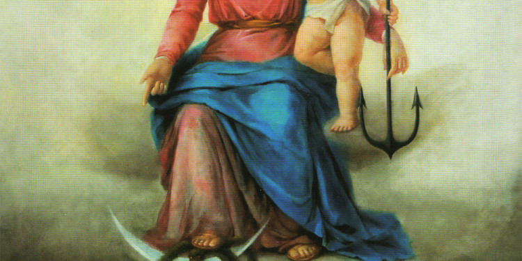 Ignoto pittore di area romana, Madonna della Speranza, Sec. XIX, Olio su tela