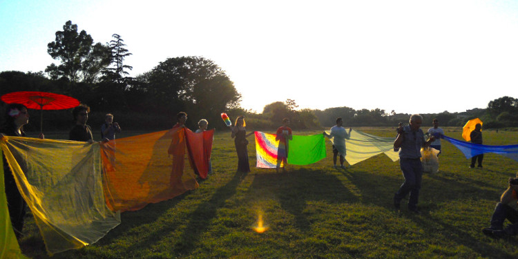 Performance Rainbow in Caffarella