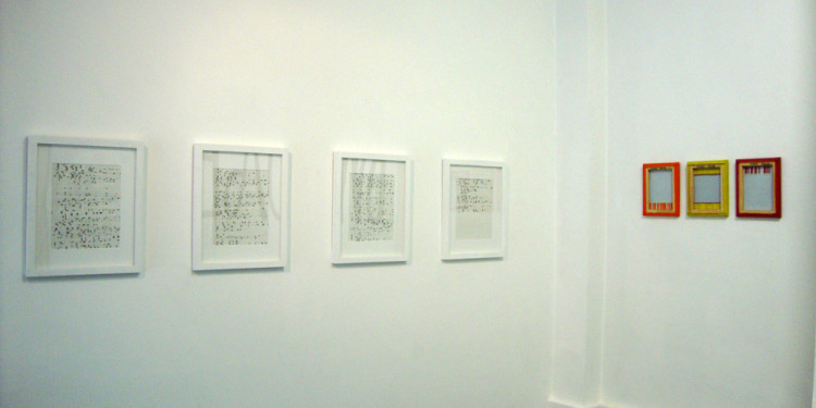 Darko Dragičević (artworks) & Broken Dimance Press (books), LGB + BDP = LBGDBP, Installation View at OTTO ZOO Gallery, Milan