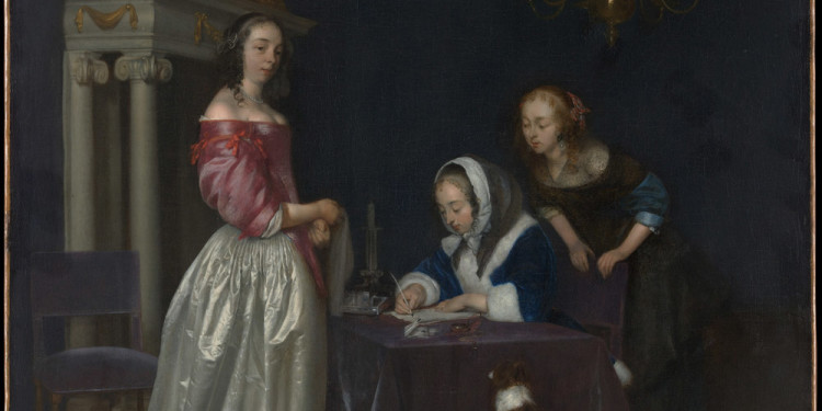 Gerard ter Borch Curiosità, 1660/1662 ca. Olio su tela, 76.2 x 62.2 cm The Metropolitan Museum of Art, New York