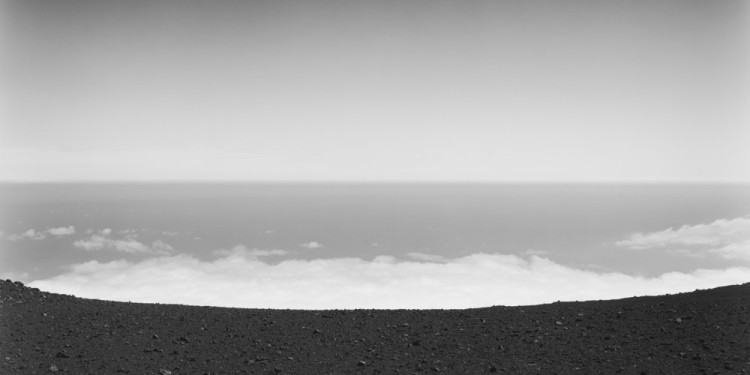 Hiroshi Sugimoto. Revolution Hiroshi Sugimoto, Landscape 005, 1989, Gelatin silver print, 47 x 83 inches © 2012 Hiroshi Sugimoto