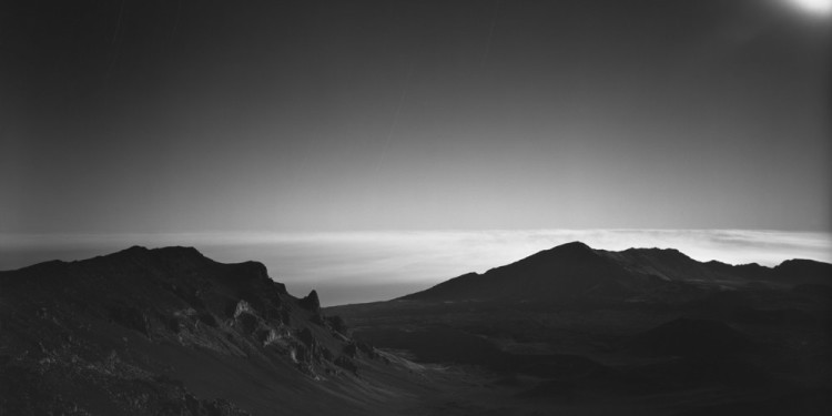 Hiroshi Sugimoto. Revolution Hiroshi Sugimoto, Landscape 004, 1989, Gelatin silver print, 47 x 83 inches © 2012 Hiroshi Sugimoto