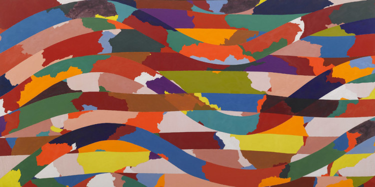 Piero Dorazio (Roma 1927 - Perugia 2005) Snake, 1968 oil on canvas, 175 x 350 cm Intesa Sanpaolo Collection Gallerie d’Italia - Piazza Scala, Milan