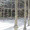 Vista de la installación de Jiří Kovanda, "Dos anillos dorados" en el Palacio de Cristal - Fotografía: Joaquín Cortés/Román Lores - Museo Nacional Centro de Arte Reina Sofía. 2012