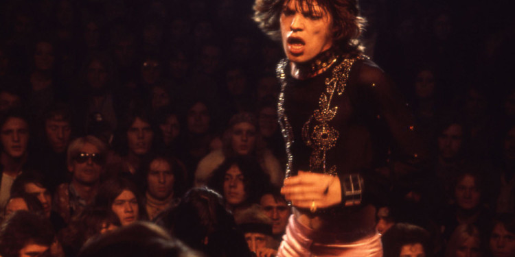 Gimme Shelter. 1970. USA. Directed by Albert and David Maysles, Charlotte Zwerin. Pictured: Mick Jagger. Shown: Mick Jagger of the Rolling Stones. Courtesy: Cinema 5/Photofest.