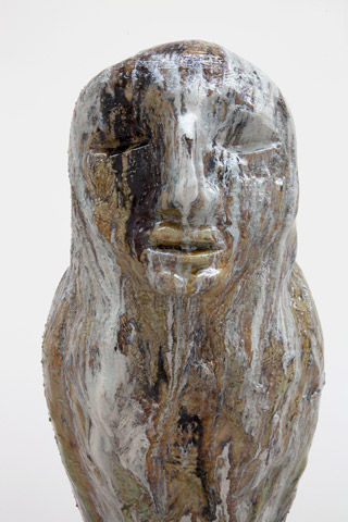 “The Nose”, 2012, Glazed stoneware, reduction firing, 133 x 70,5 x 64,5 cm / 52 1/2 x 27 3/4 x 25 1/2 inches - © Adagp, Paris 2013 