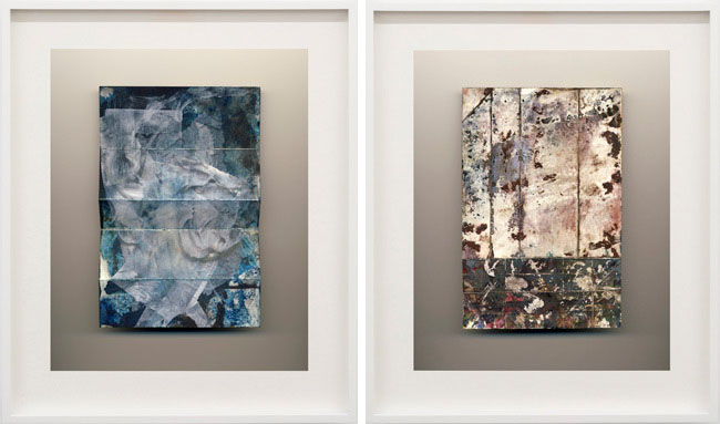 1. & 2. "Flowers", 2012, Colour photograph, frame, 64,1 x 54 cm / 25 1/4 x 21 1/4 inches.