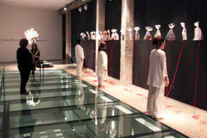 PERFORMANCE CANTO XI. María Jesús Cueto (performers: Mª Jesús Cueto, Iria Fdez. Araujo, Ilenia Bartolone, Patricia Alonso y Arantxa Garrido)