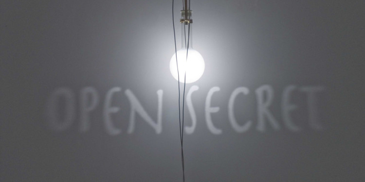 FABRIZIO CORNELI Open Secret, 2008 Bottle dimension cm20x25x35 frosted glass, brass, halogenlamp