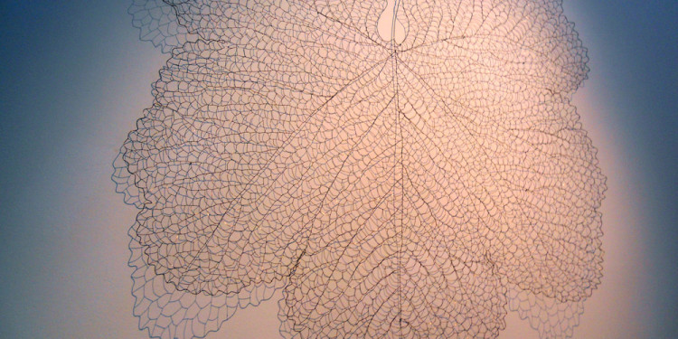 KWANG-HO JEONG, The Leaf 711210, 2007, Copper wire, 210 x 210 cm