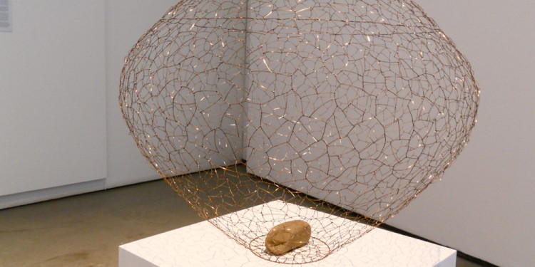KWANG-HO JEONG, The Pot 13180, 2009, Copper wire, 80 x 80 x 80 cm