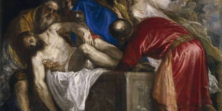 Tiziano Vecellio Deposizione di Cristo nel sepolcro, 1559 Olio su tela Madrid, Museo Nacional del Prado © Madrid, Museo Nacional del Prado