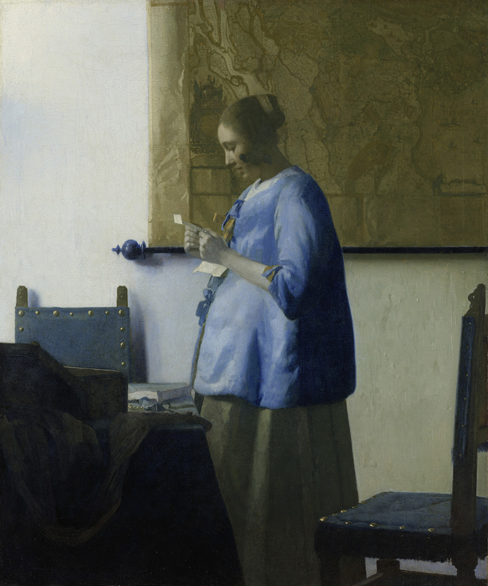 Johannes Vermeer (1632-1675 )- Woman Reading a Letter