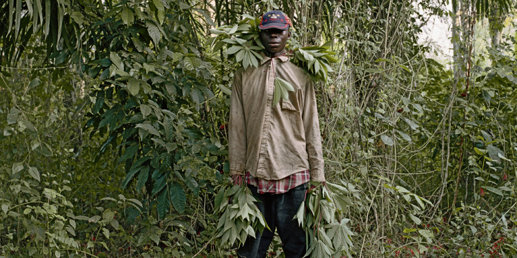 John Kwesi, Wild Honey Collector, Techiman District, Ghana, 2005 © Pieter Hugo. Courtesy of Stevenson, Cape Town/Johannesburg and Yossi Milo, New York.