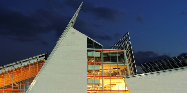 MUSE notturna - Fotografo Alessandro Gadotti. Archivio Trento Futura