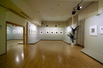 110 Allestimento della Mostra Donato Di Zio. Dentro al Pelago, a cura di Gillo Dorfles, al Museo d'Arte Moderna Vittoria Colonna di Pescara, 2006