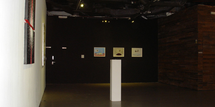 Exhibition View_Moon Jeong Min (Left), Joo Hee Chun + Jee Soo Shin (Far left, Middle), Miso Park (Far middle)