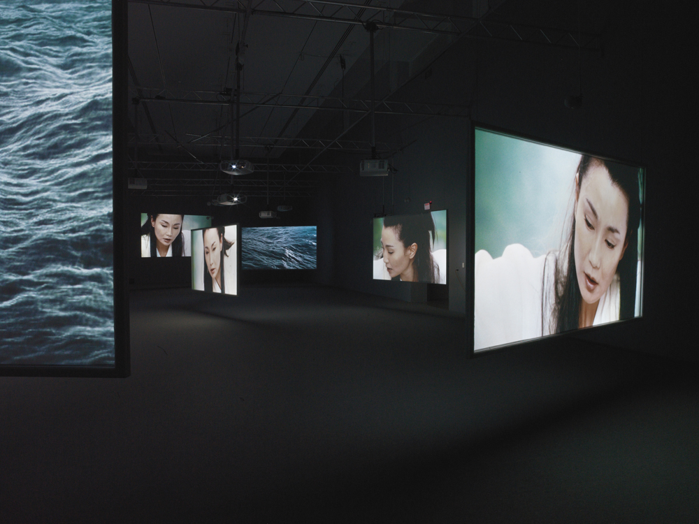 Isaac Julien. Ten Thousand Waves. 2010. Installation view, Bass Museum of Art, Miami. Nine-screen installation, 35mm film transferred to High Definition 9.2 surround sound, 49’ 41”. Courtesy of the artist, Metro Pictures, New York and Victoria Miro Gallery, London. Photograph: Peter Haroldt