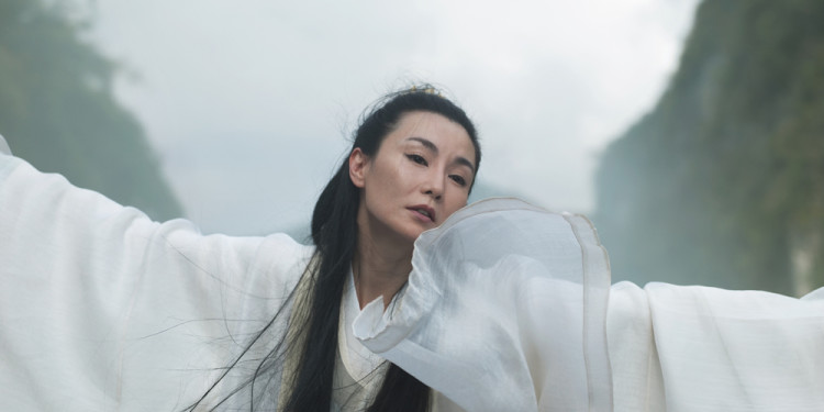 Isaac Julien: Ten Thousand Waves Isaac Julien. Maiden of Silence (Ten Thousand Waves). 2010. Endura Ultra photograph I, 180 x 240 cm. Courtesy of the artist, Metro Pictures, New York and Victoria Miro Gallery, London.