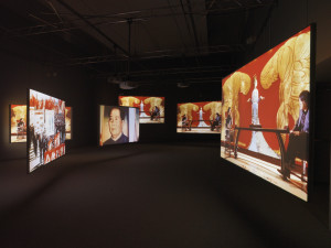 Isaac Julien: Ten Thousand Waves Isaac Julien. Ten Thousand Waves. 2010. Installation view, Bass Museum of Art, Miami. Nine-screen installation, 35mm film transferred to High Definition 9.2 surround sound, 49’ 41”. Courtesy of the artist, Metro Pictures, New York and Victoria Miro Gallery, London. Photograph: Peter Haroldt